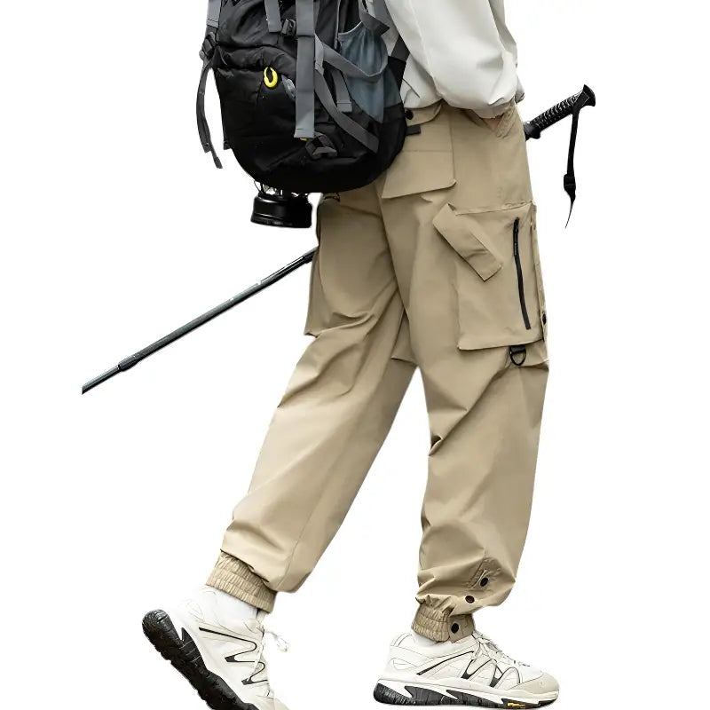 Pantalon de trekking kaki