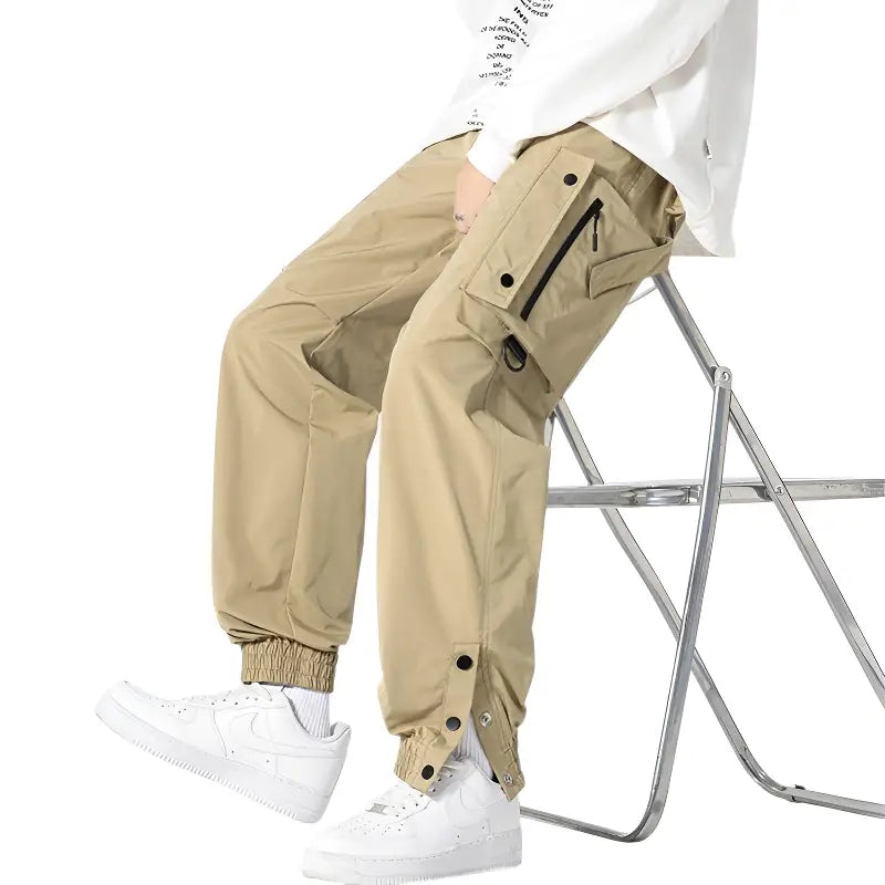 Pantalon de trekking kaki