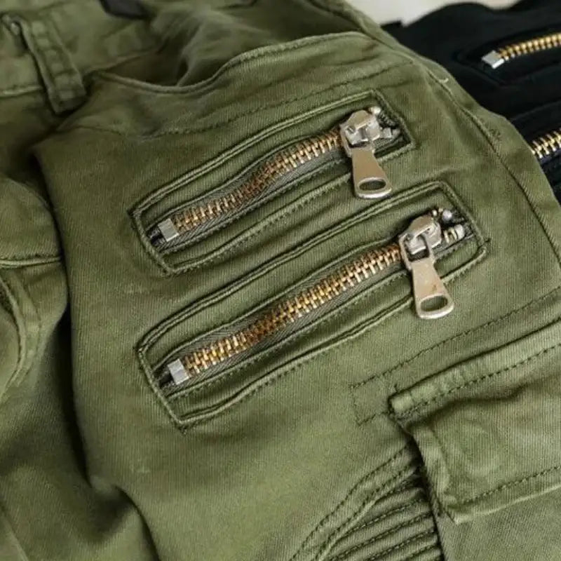 Pantalon moto treillis