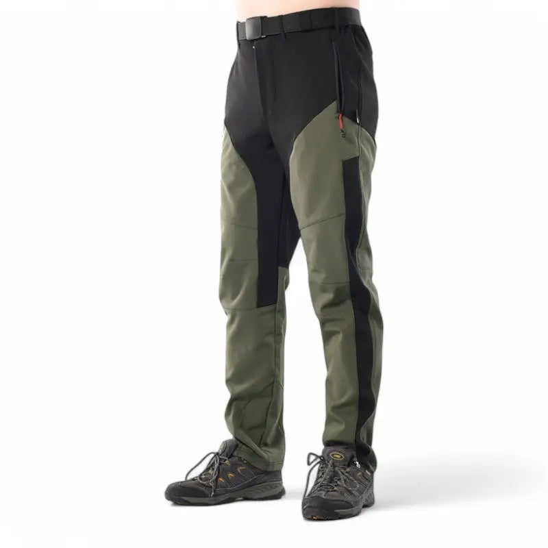 Pantalon randonnée doublé polaire homme