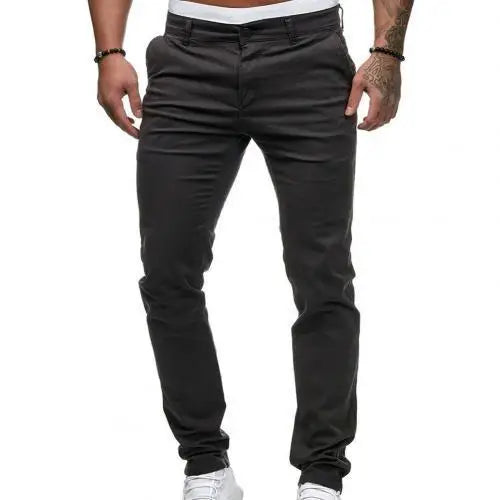 Pantalon treillis blanc homme