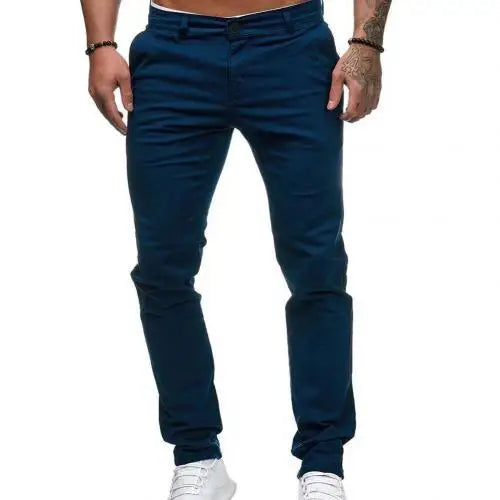 Pantalon treillis blanc homme