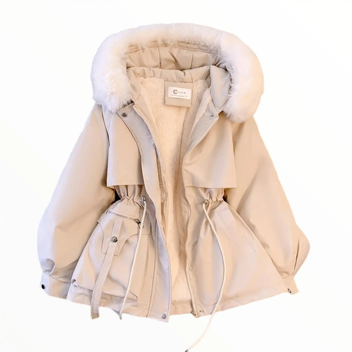 Parka femme militaire elegante