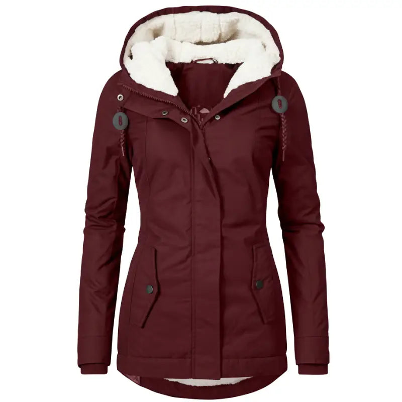 Parka femme militaire doublure sherpa chaude