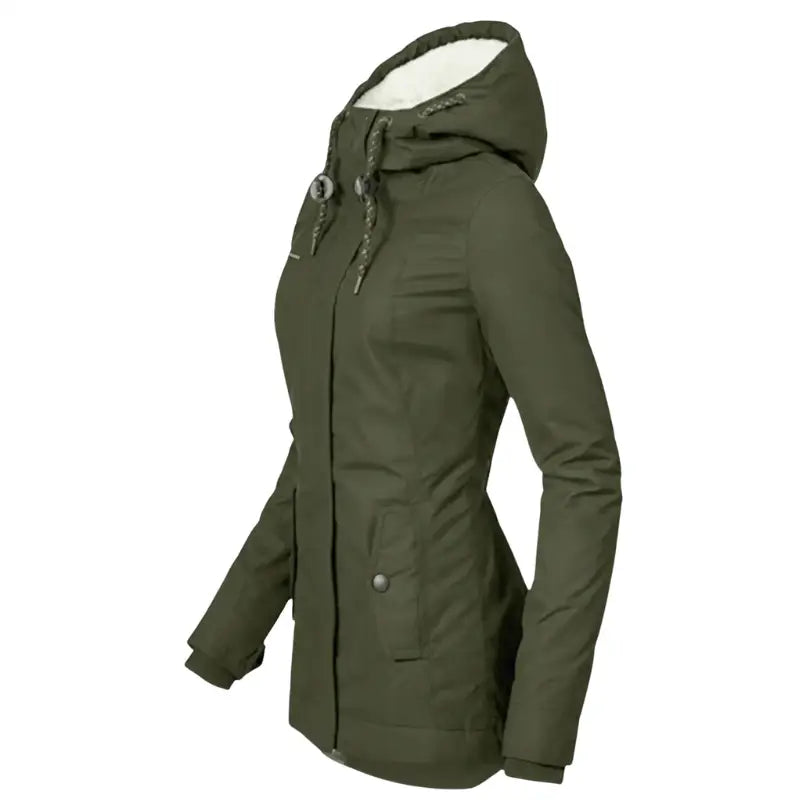 Parka femme militaire doublure sherpa chaude