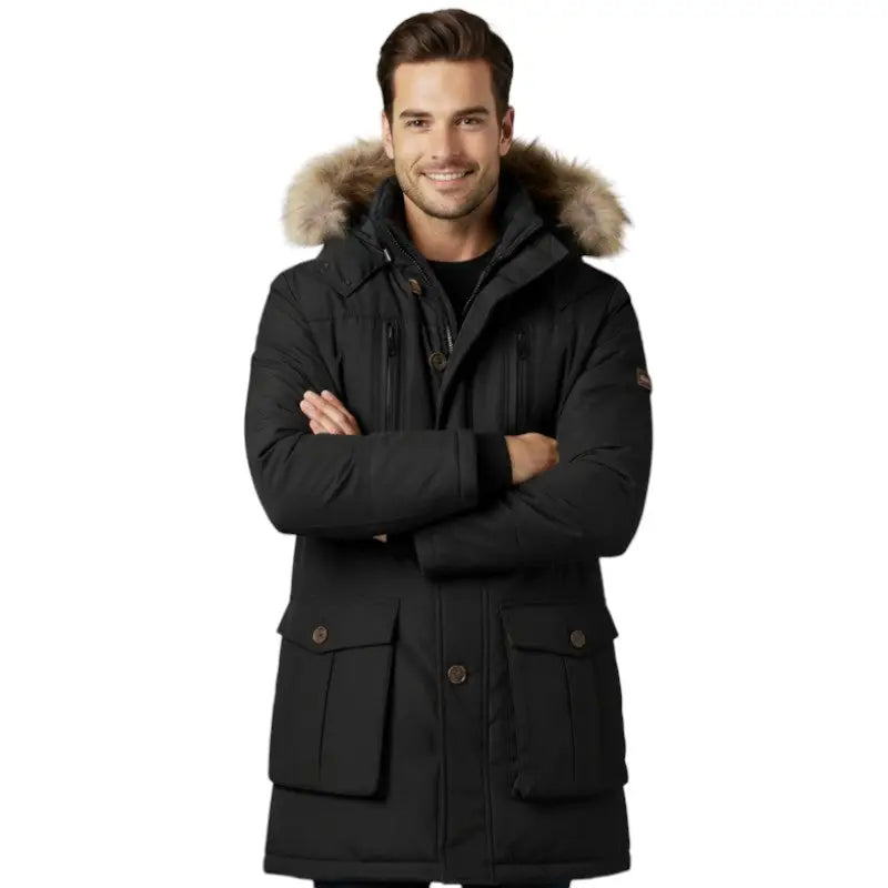 Parka fourrure grand froid