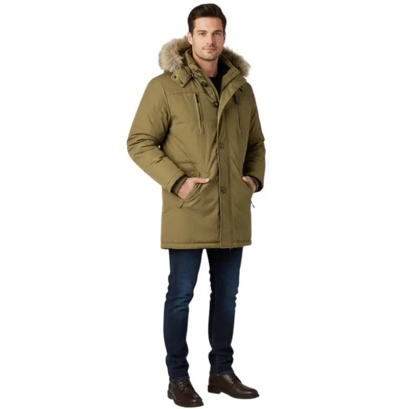 Parka fourrure grand froid