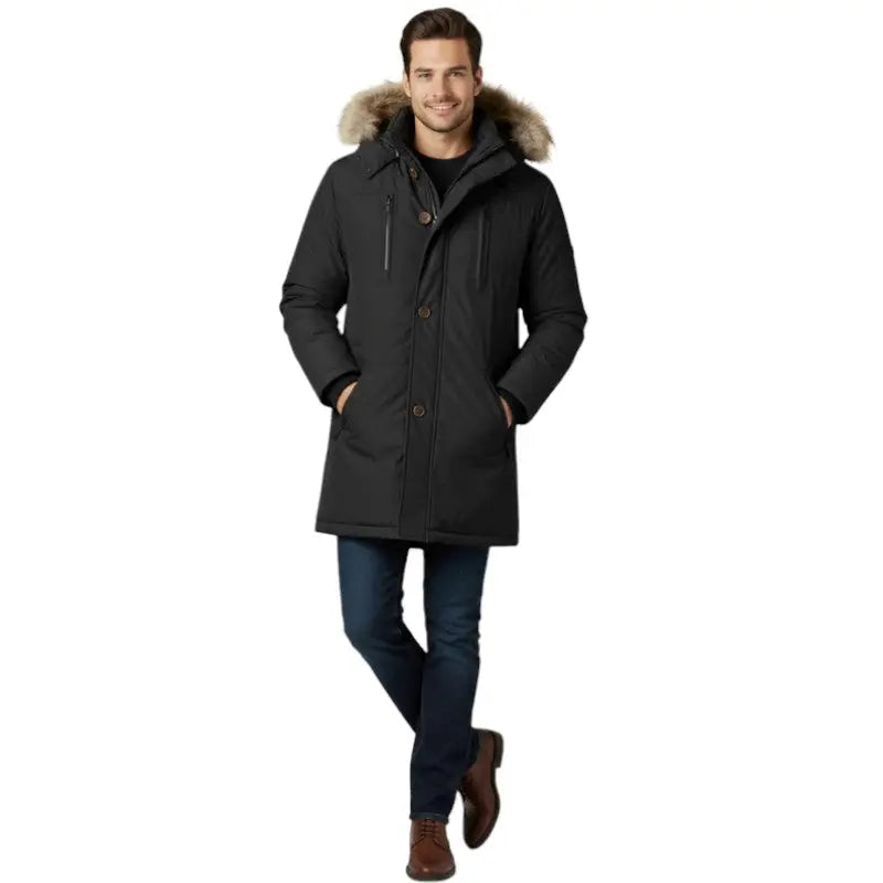 Parka fourrure grand froid