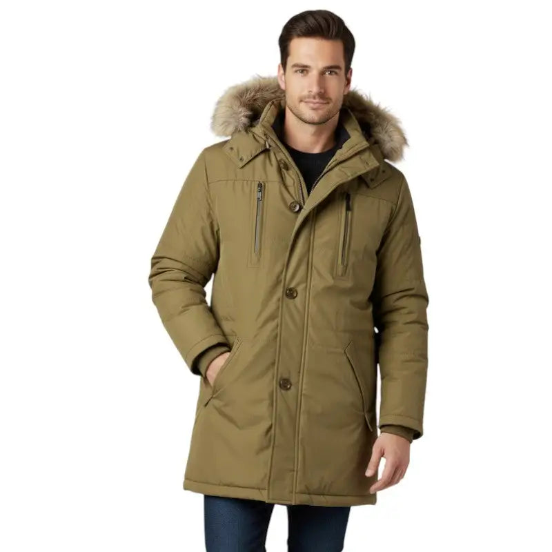 Parka fourrure grand froid