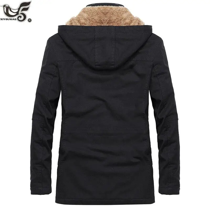 PARKA MILITAIRE - CAPUCHE DOUBLÉE FOURRURE SYNTHÉTIQUE