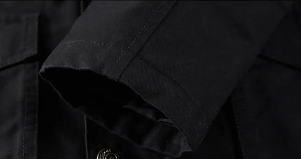 PARKA MILITAIRE - CAPUCHE DOUBLÉE FOURRURE SYNTHÉTIQUE