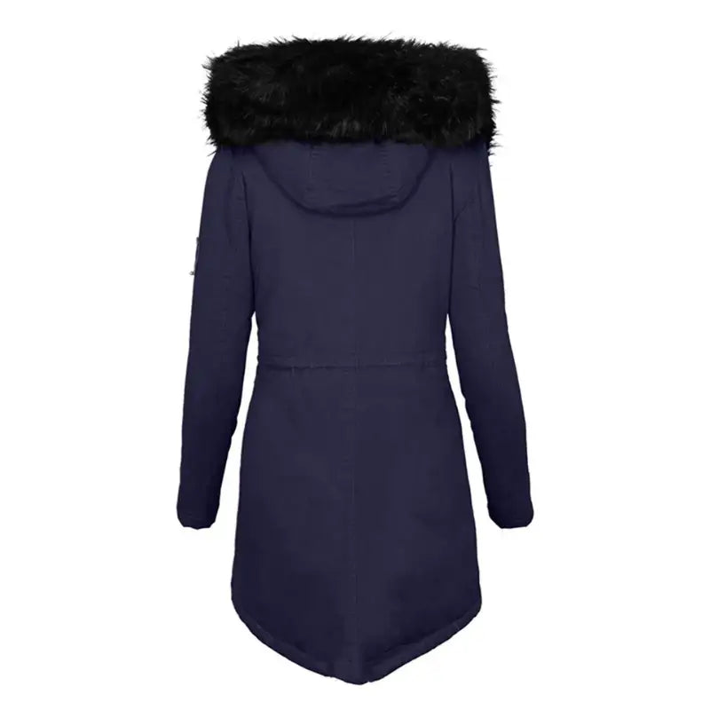 Parka militaire femme à capuche fourrure