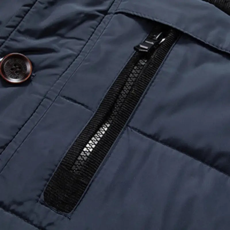 Parka militaire homme bleu