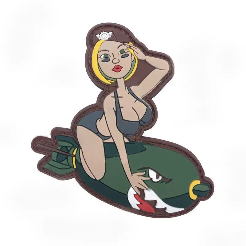 PATCH MILITAIRE - FILLE SEXY