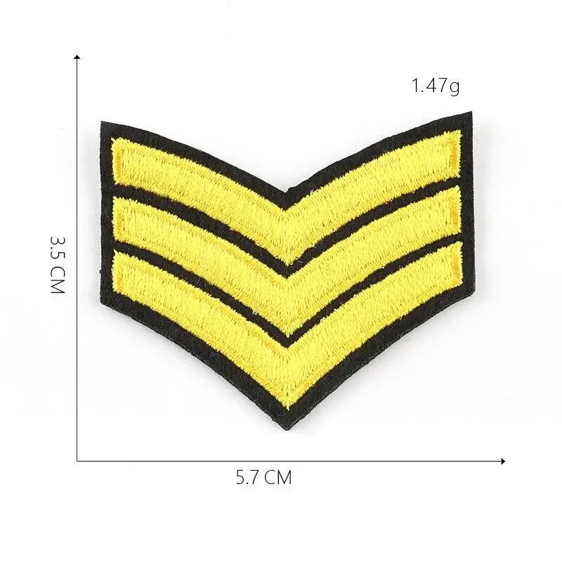 PATCH MILITAIRE - GRADES