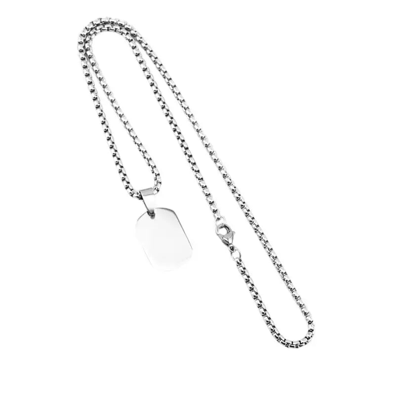 Plaque militaire argent