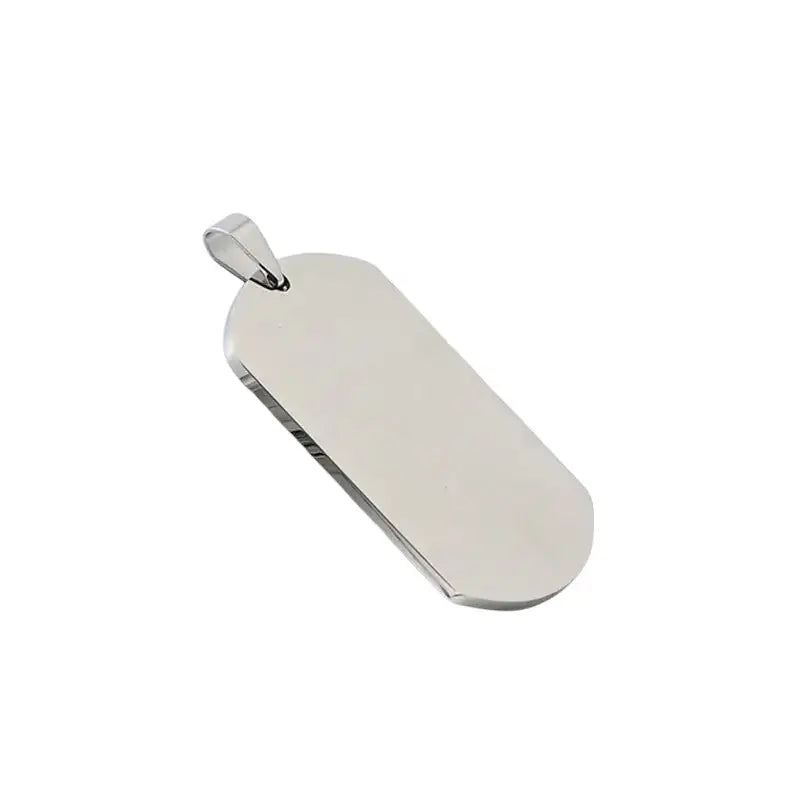 Plaque militaire argent