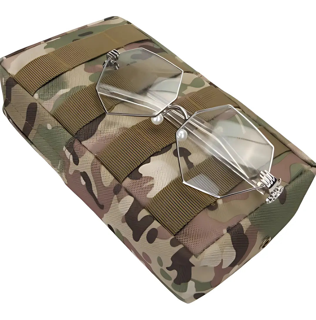 Pochette molle verticale en tissu Oxford déperlant