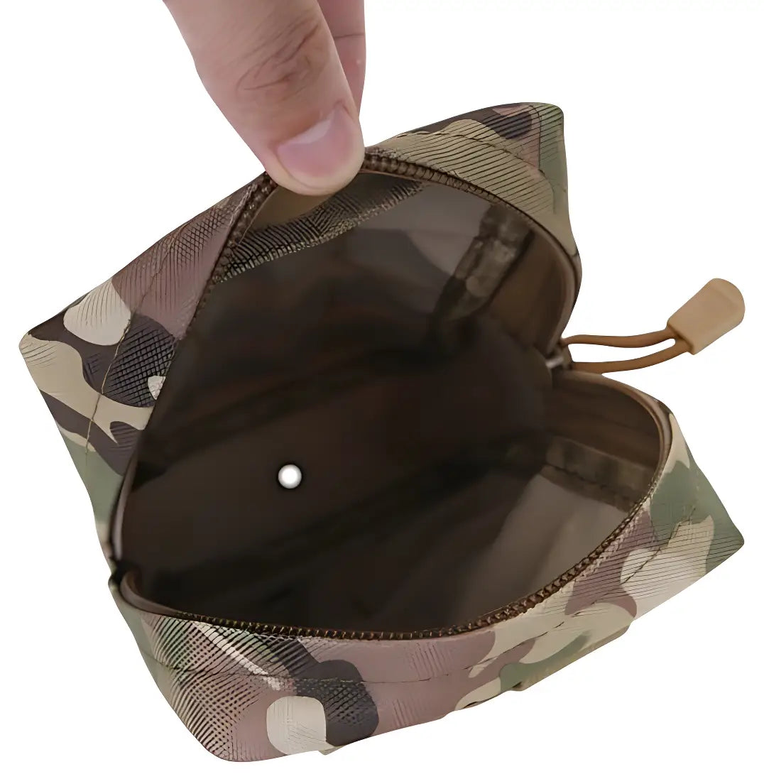 Pochette molle verticale en tissu Oxford déperlant