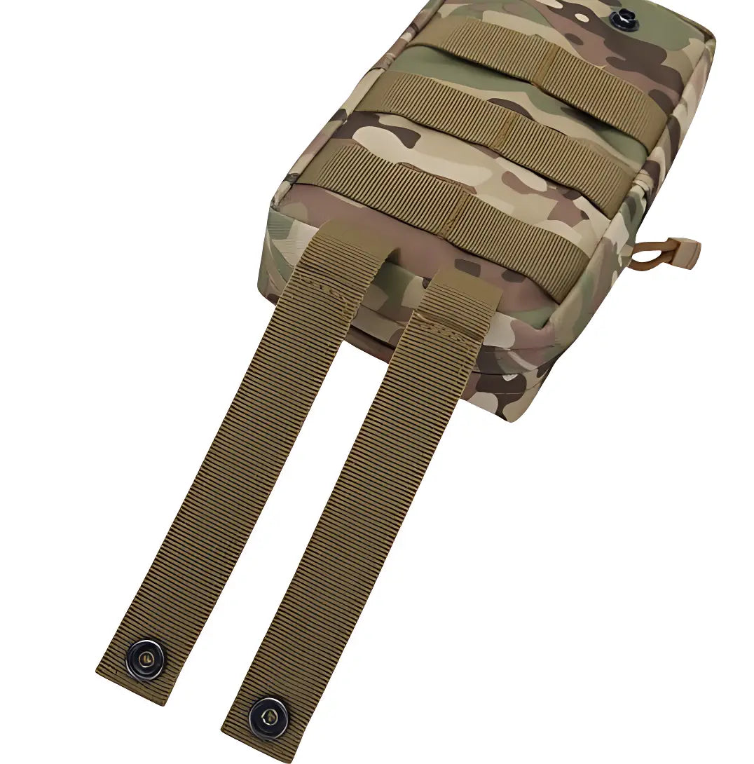 Pochette molle verticale en tissu Oxford déperlant