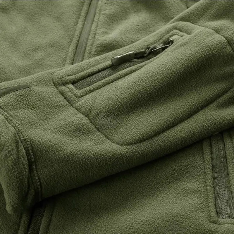 Polaire armée de terre à capuche zippée