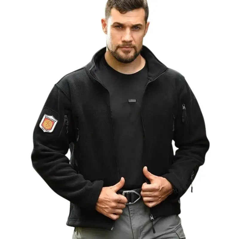 Polaire armée de terre à capuche zippée