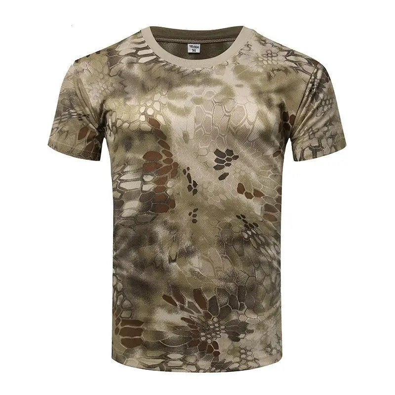 T-shirt militaire homme camouflage