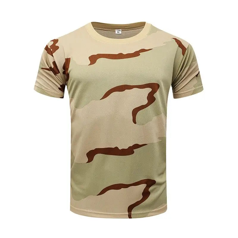 T-shirt militaire homme camouflage