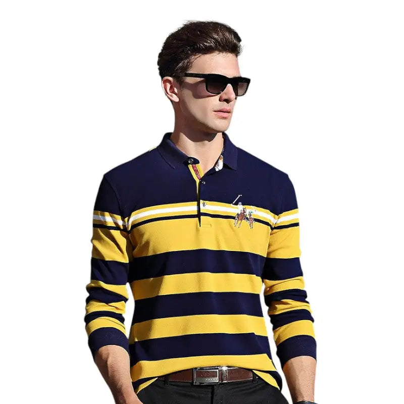Polo style marin