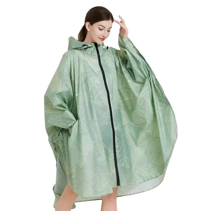 Poncho de pluie femme coupe-vent