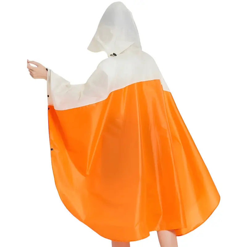 Poncho de pluie femme coupe-vent
