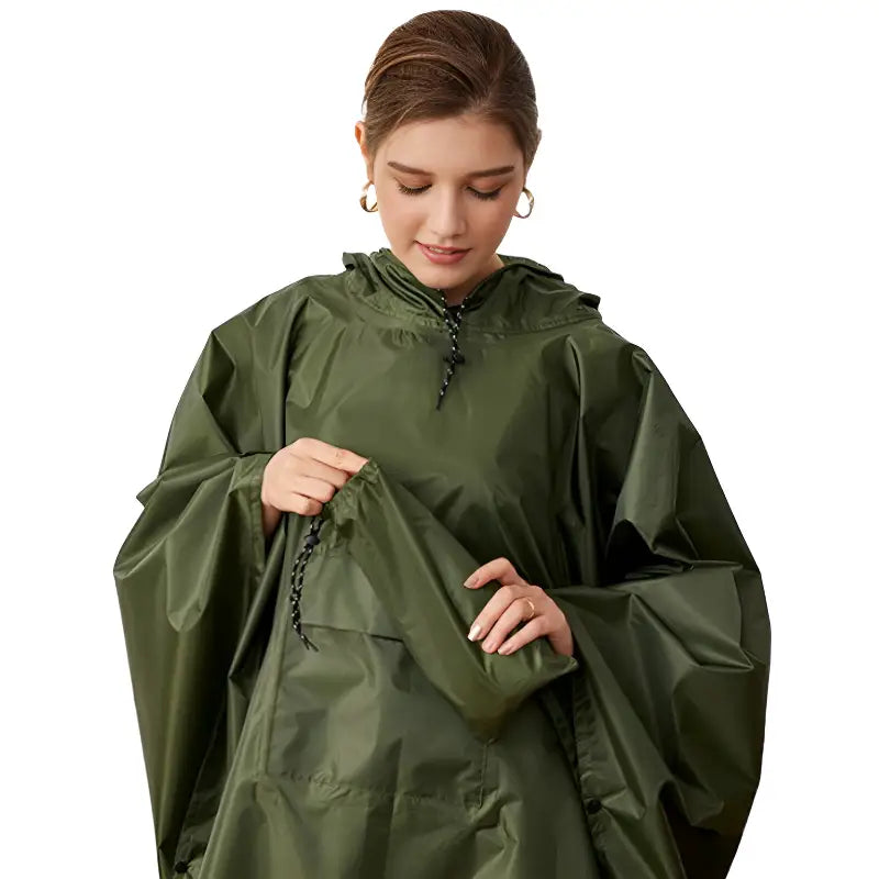 Poncho sans manche randonnée
