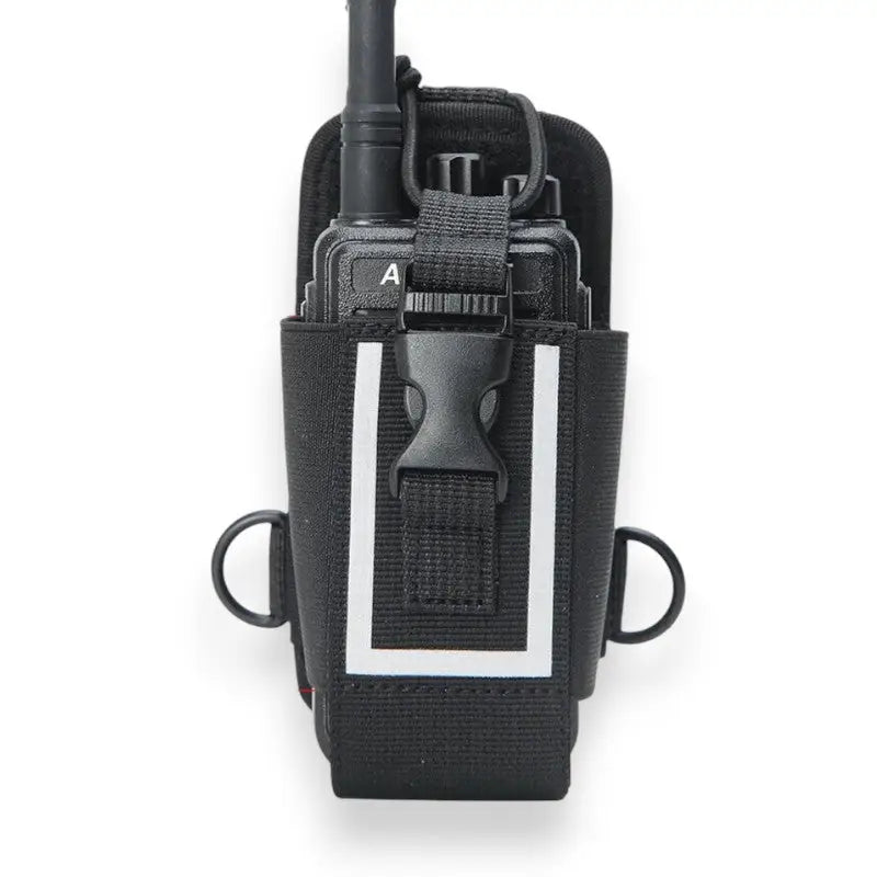 Porte radio avec bandes réfléchissantes