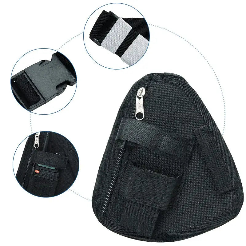 Porte-radio avec fermeture velcro