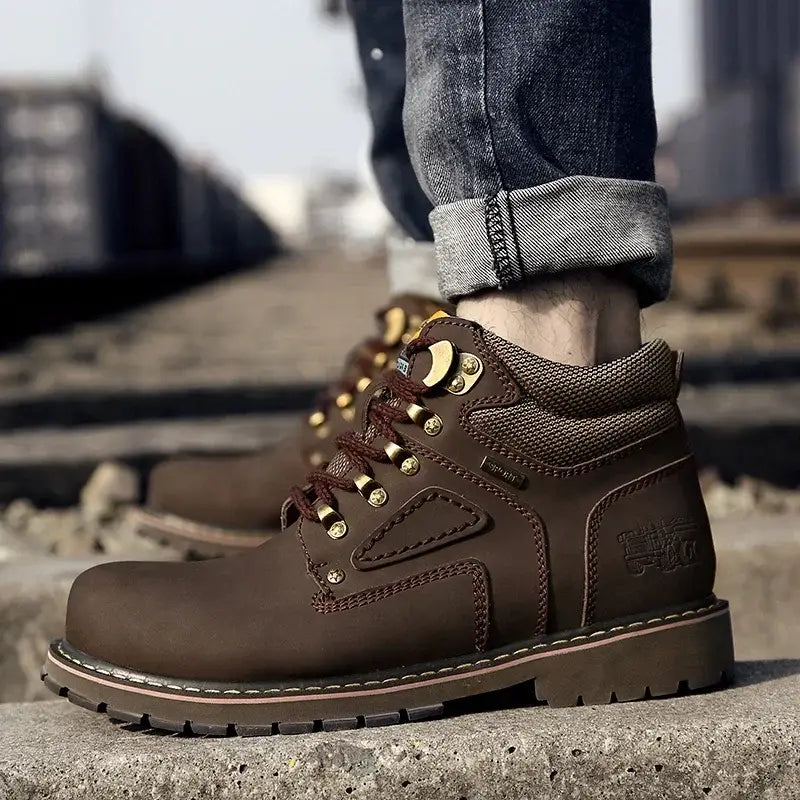 Bottines de Randonnée Homme - Style Rangers