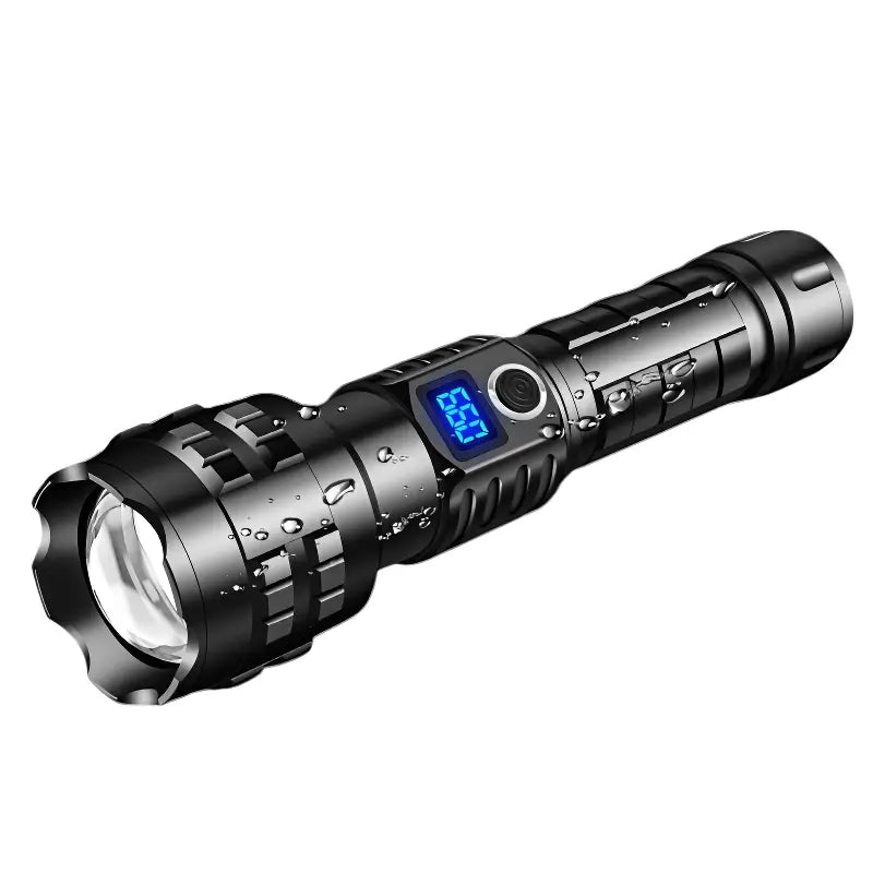 Lampe torche puissante LED 30 W rechargeable