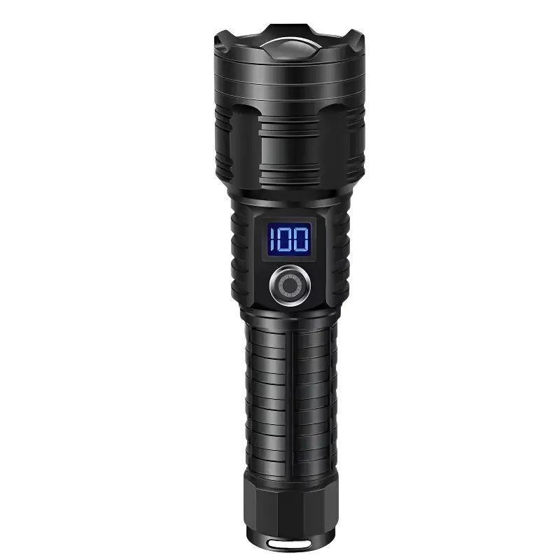 Lampe torche puissante LED 30 W rechargeable