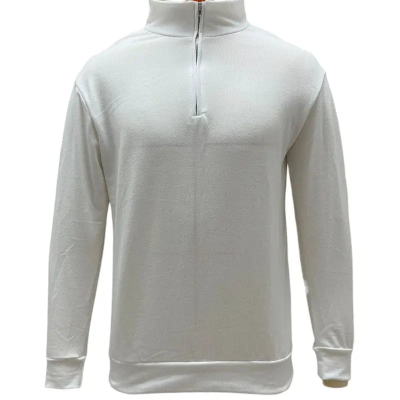 Pull col montant zippé homme