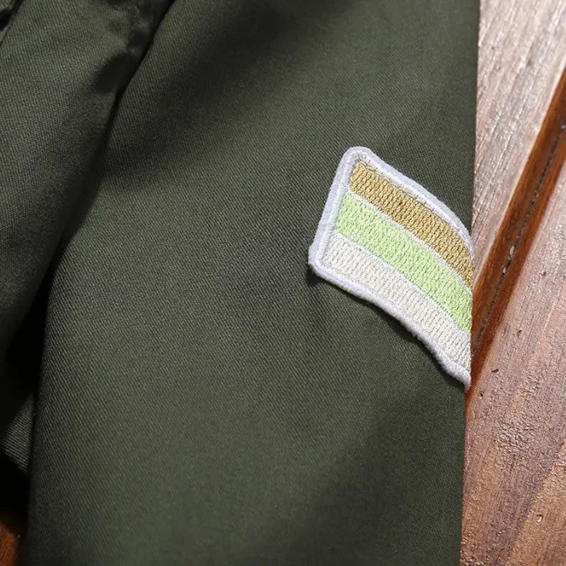 Chemise militaire verte homme