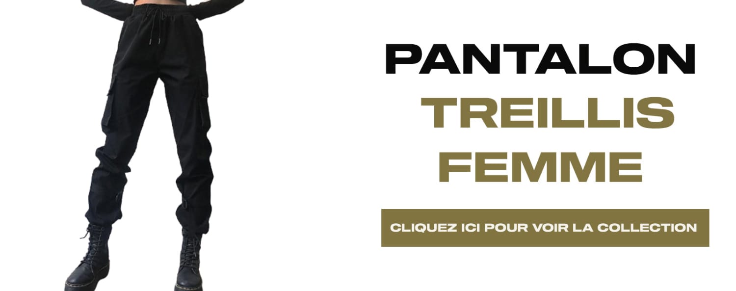 Pantalon-treillis-femme