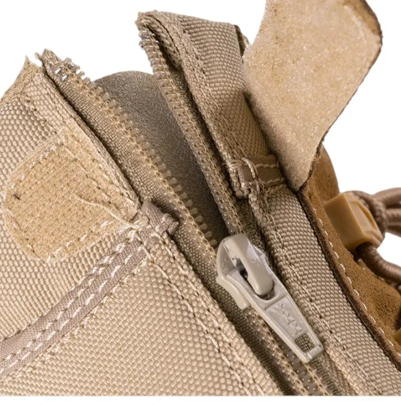 Rangers chaussures à zip latéral