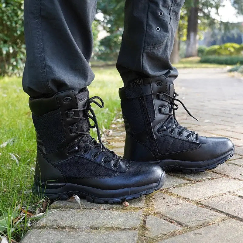 Rangers chaussures à zip latéral