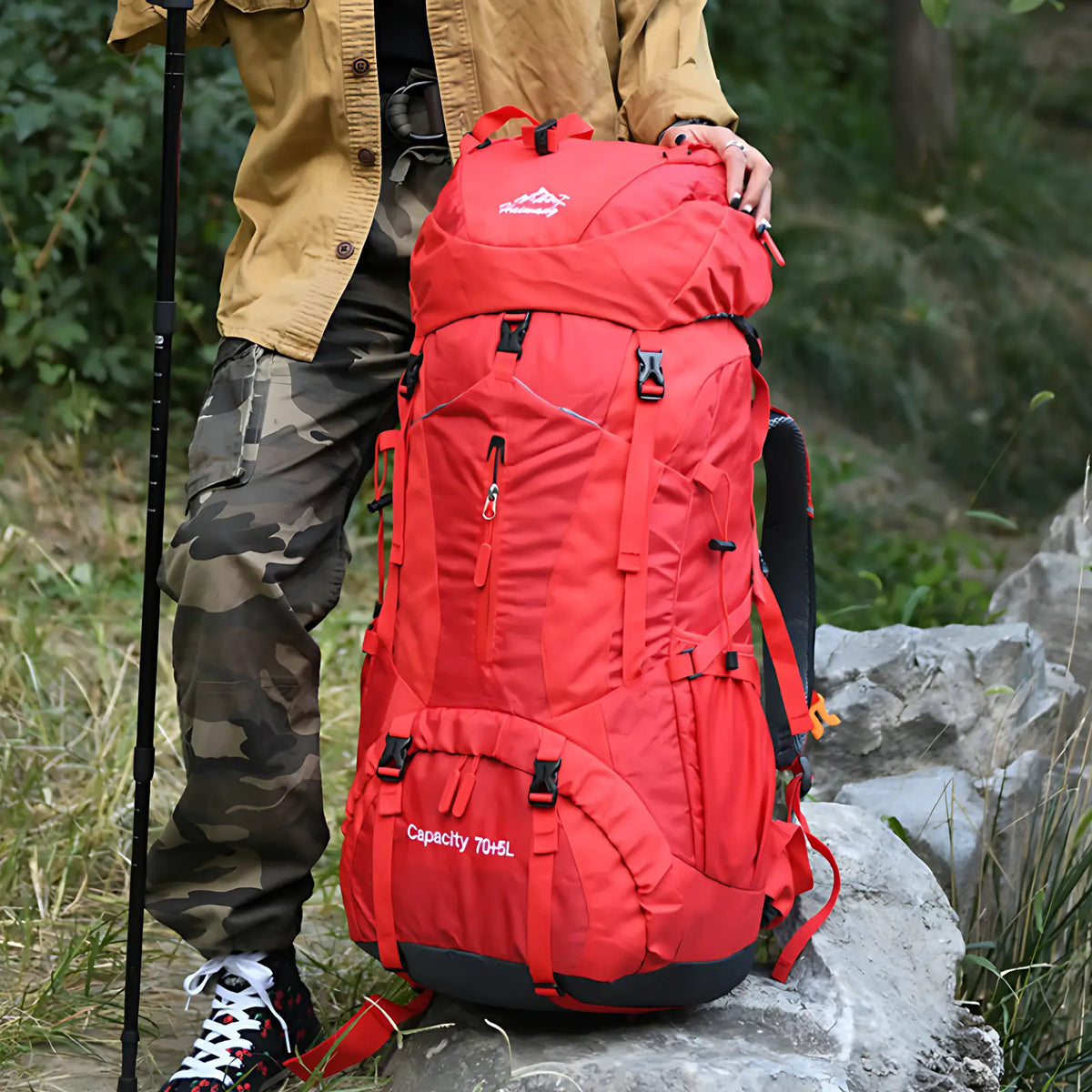 Sac à dos de randonnée 75L + 5L