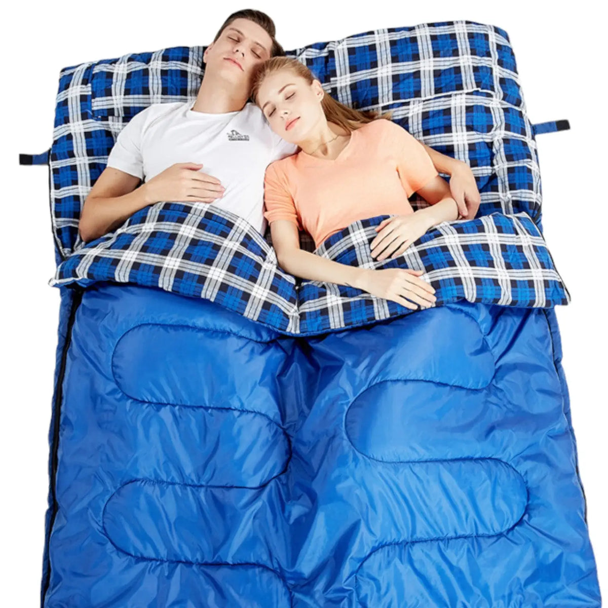 Sac de couchage 2 personnes 3 saisons camping outdoor