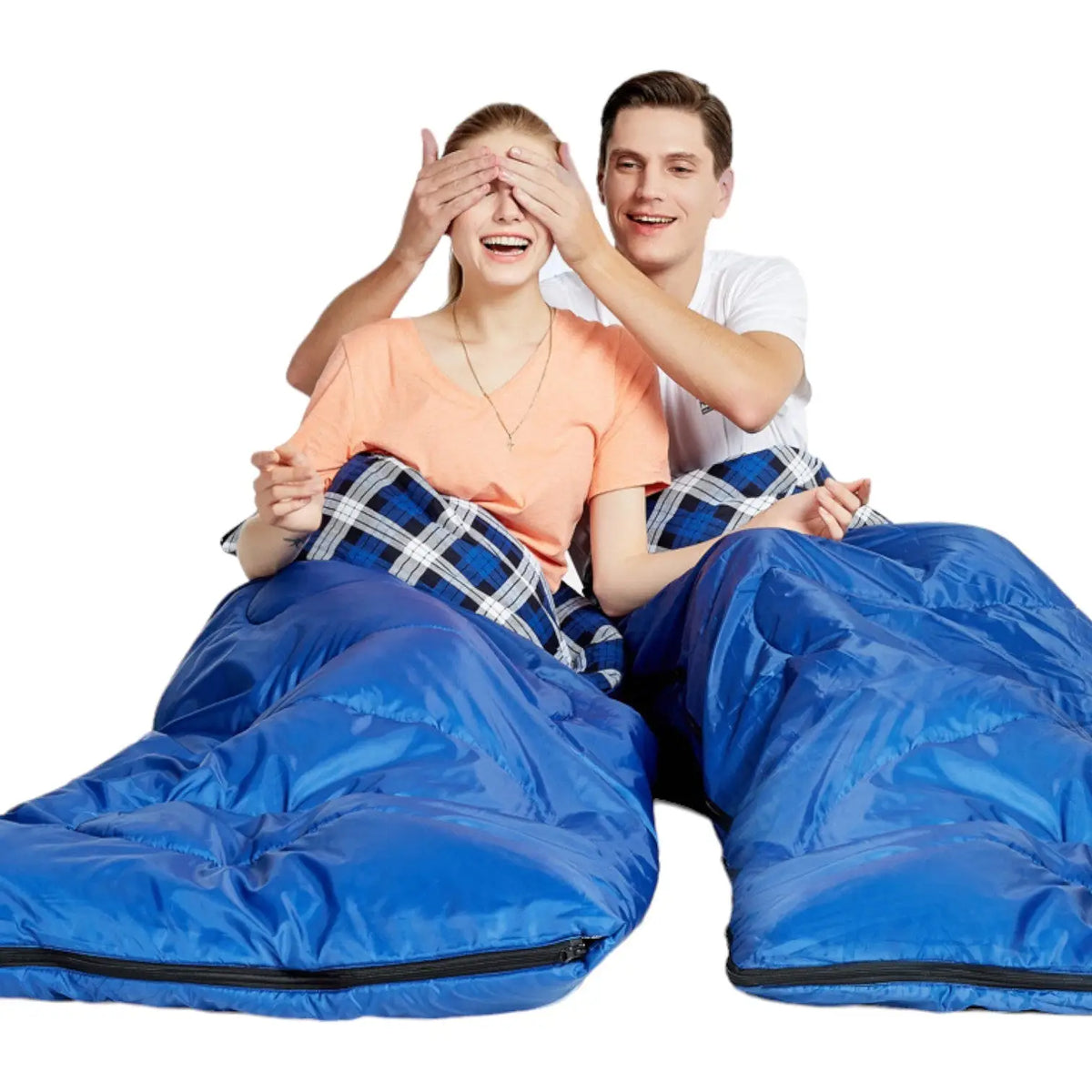 Sac de couchage 2 personnes 3 saisons camping outdoor