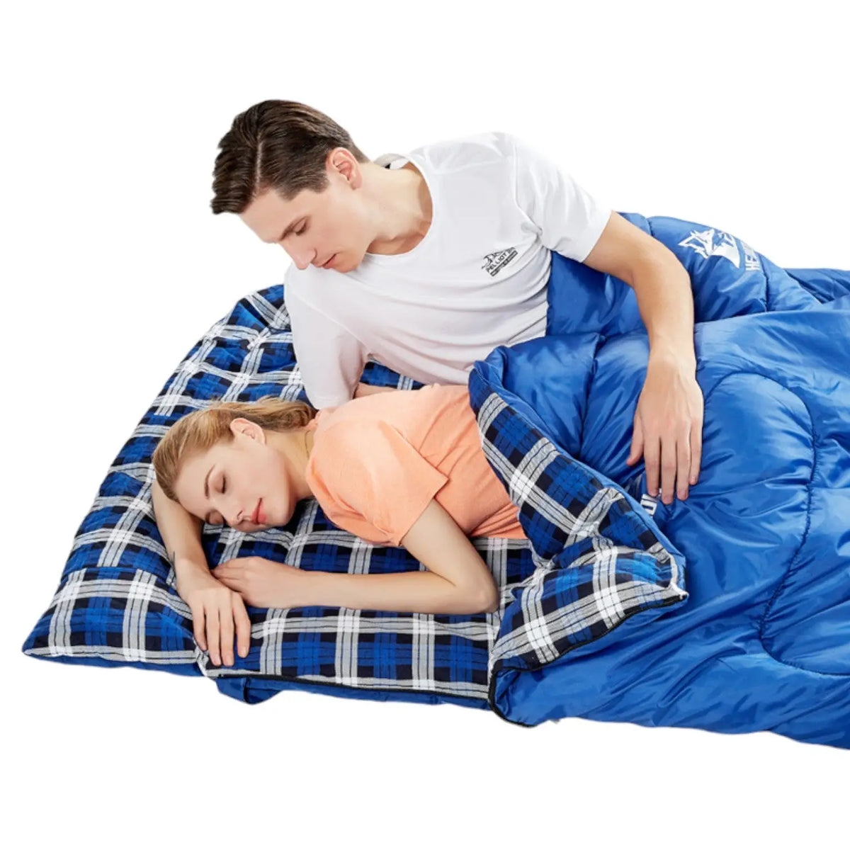 Sac de couchage 2 personnes 3 saisons camping outdoor
