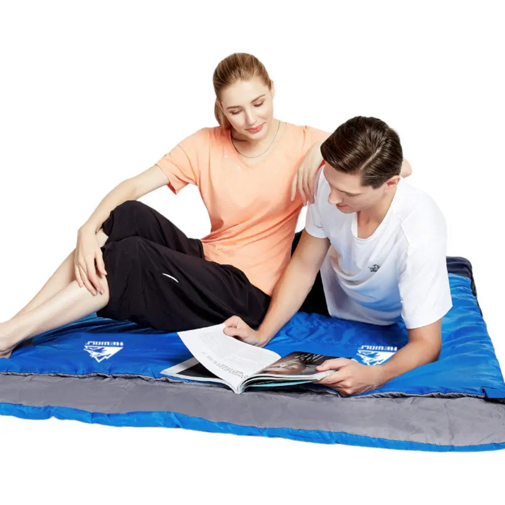 Sac de couchage 2 personnes 3 saisons camping outdoor