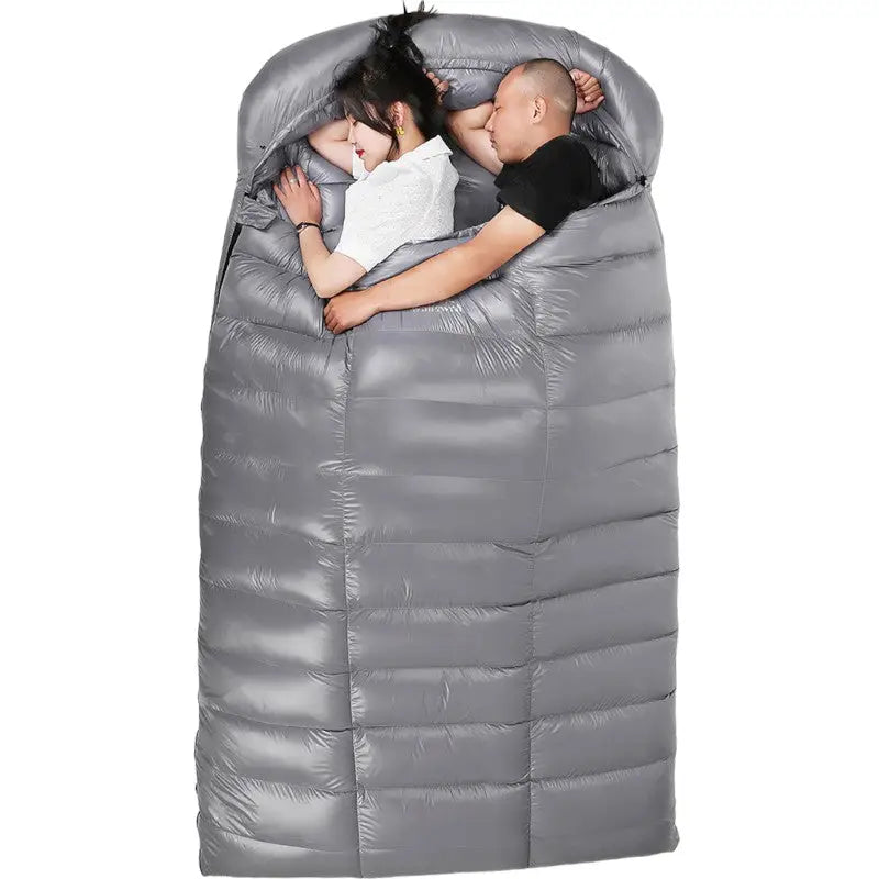 Sac de couchage double duvet
