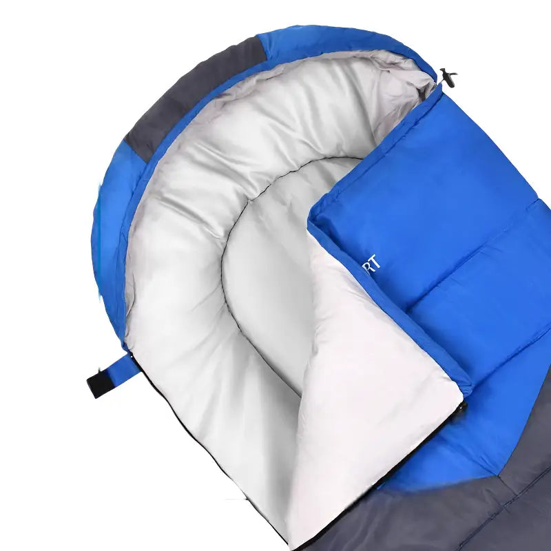 Sac de couchage hiver grand froid avec capuche