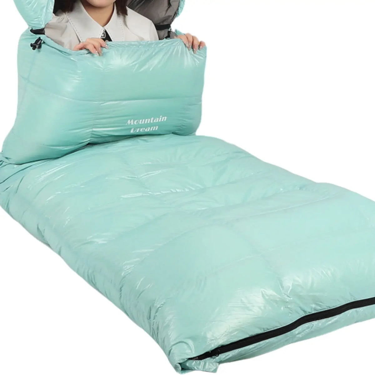 Sac de couchage rectangulaire duvet d’oie